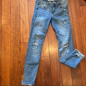 Zara low rise jeans